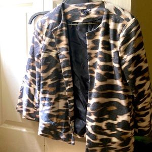 Cheetah print blouse